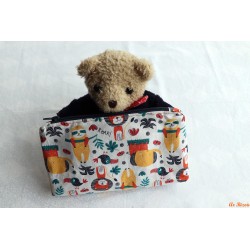 Trousse de toilette enfant et ses accessoires savane