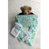 Trousse de toilette enfant et ses accessoires papillon