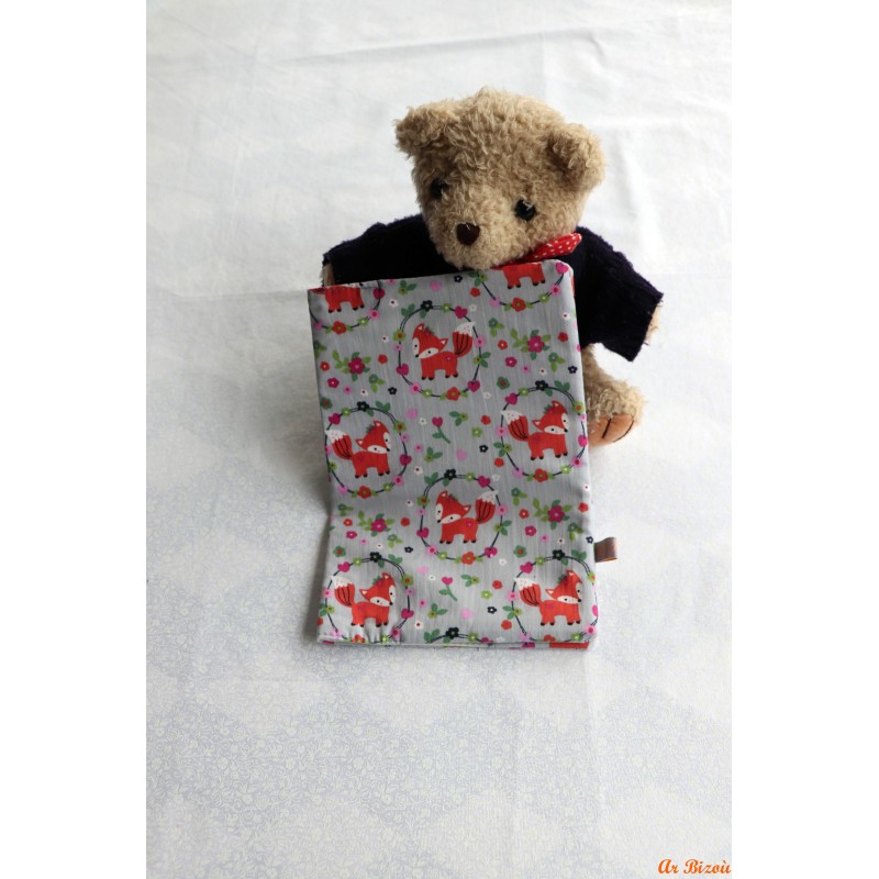 Protège carnet de santé renard
