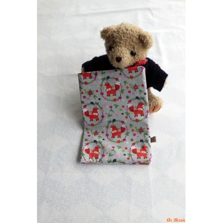 Protège carnet de santé renard