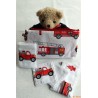 Trousse de toilette enfant et ses accessoires camion pompier