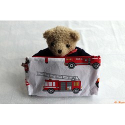 Trousse de toilette enfant et ses accessoires camion pompier