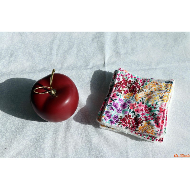 Lot de 4 lingettes printanières