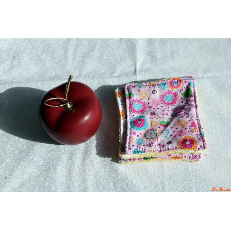 Lot de 4 lingettes fillette