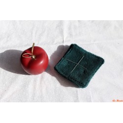 Lot de 4 lingettes feuillage vert
