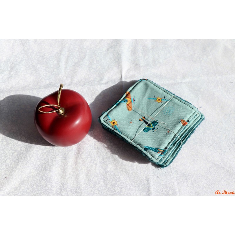 Lot de 4 lingettes avions