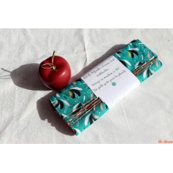 Lot de 4 feuilles d'essuie-tout feuillage vert