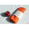 Lot de 4 feuilles d'essuie-tout géométrique orange
