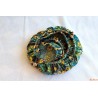 Lot de 4 couvercles fleurs jaunes
