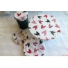 Lot de 4 couvercles poules