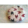 Lot de 4 couvercles poules
