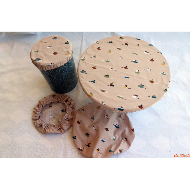 Lot de 4 couvercles bateau