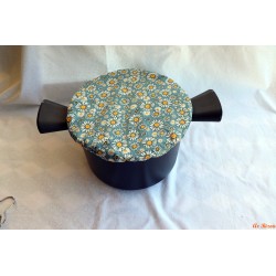 Couvercle M marguerite bleue