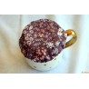 Couvercle XS Fleurie mauve