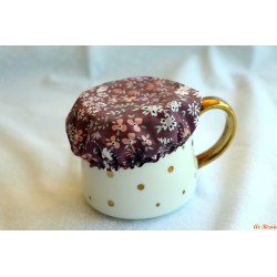 Couvercle XS Fleurie mauve