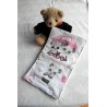 Serviette panda pour matelas nomade