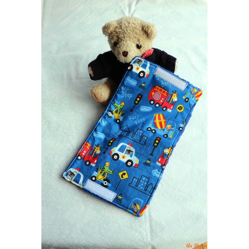Serviette animaux sur engins pour matelas nomade