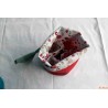 Panier rond floral rouge