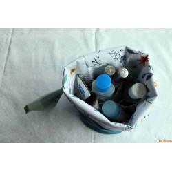 Panier rond bouquet
