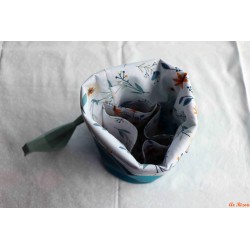 Panier rond bouquet