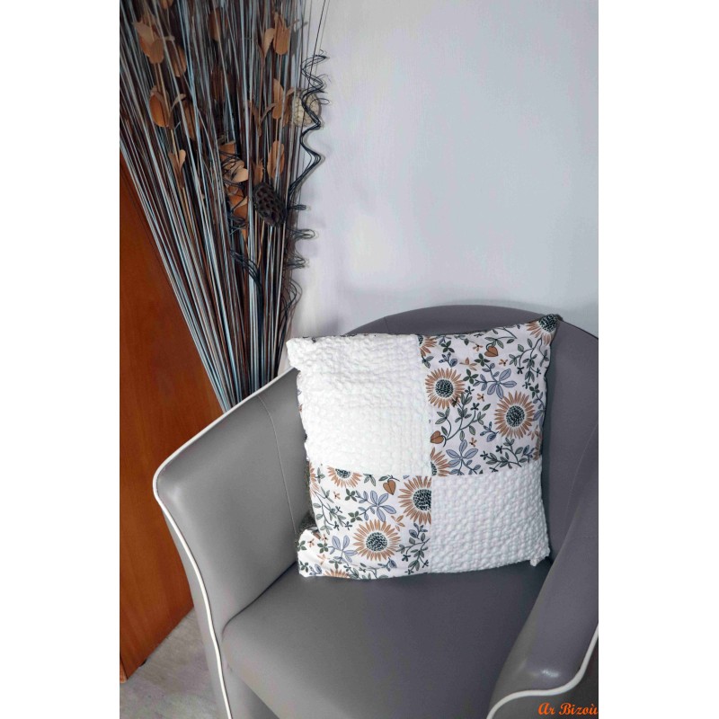 Coussin housse printemps/été et automne hiver tournesols