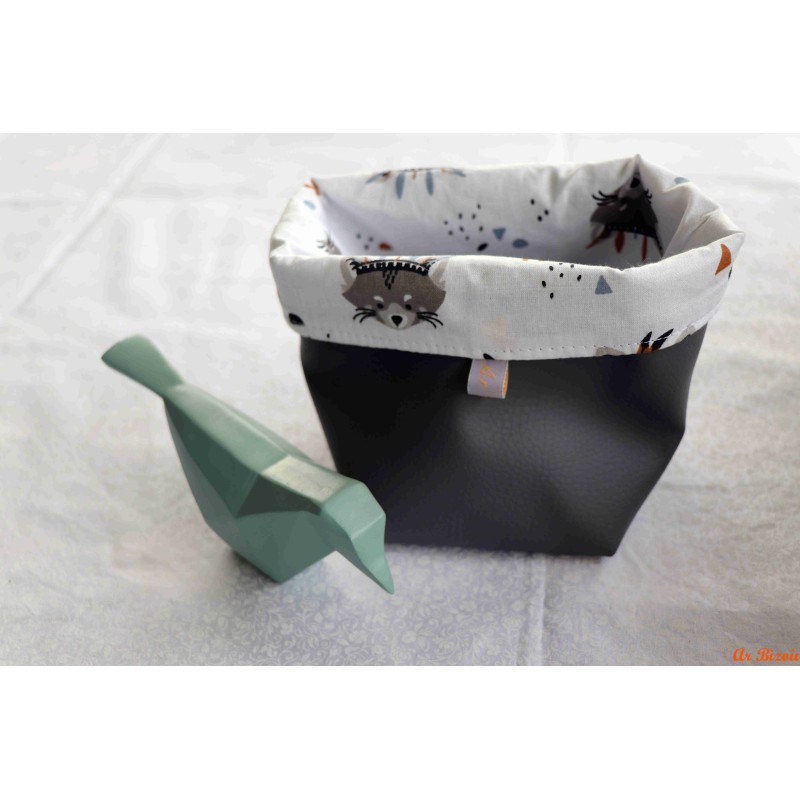 Panier simple raton laveur