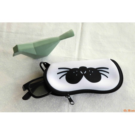 Etui à lunettes sublimé moustaches