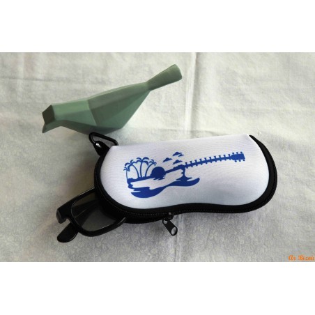 Etui à lunettes sublimé guitare