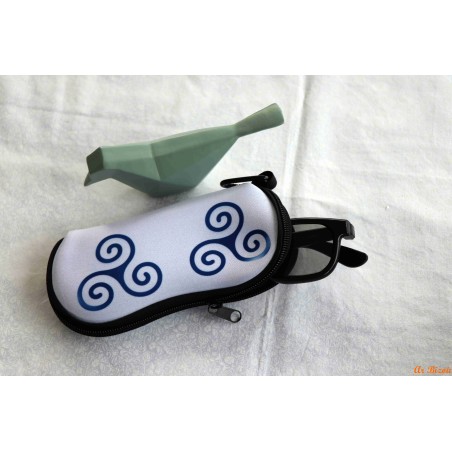 Etui à lunettes sublimé triskèle