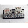 Support de cartes Fleurs bleues