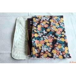 Housse de protection pour livre xl floral