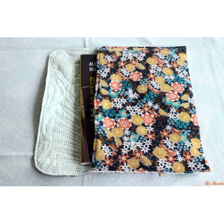 Housse de protection pour livre xl floral