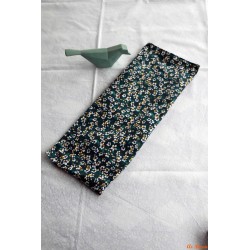 Sac réutilisable long petites fleurs blanches