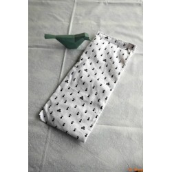 Sac réutilisable long hermines et triskèles