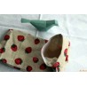 Sac réutilisable long fraises