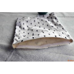 Sac réutilisable pour pain de mie hermines et triskèles
