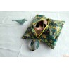 Sac à chaussures fleurs jaunes