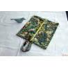 Sac à chaussures fleurs jaunes