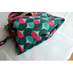 Sac à chaussures géométrique