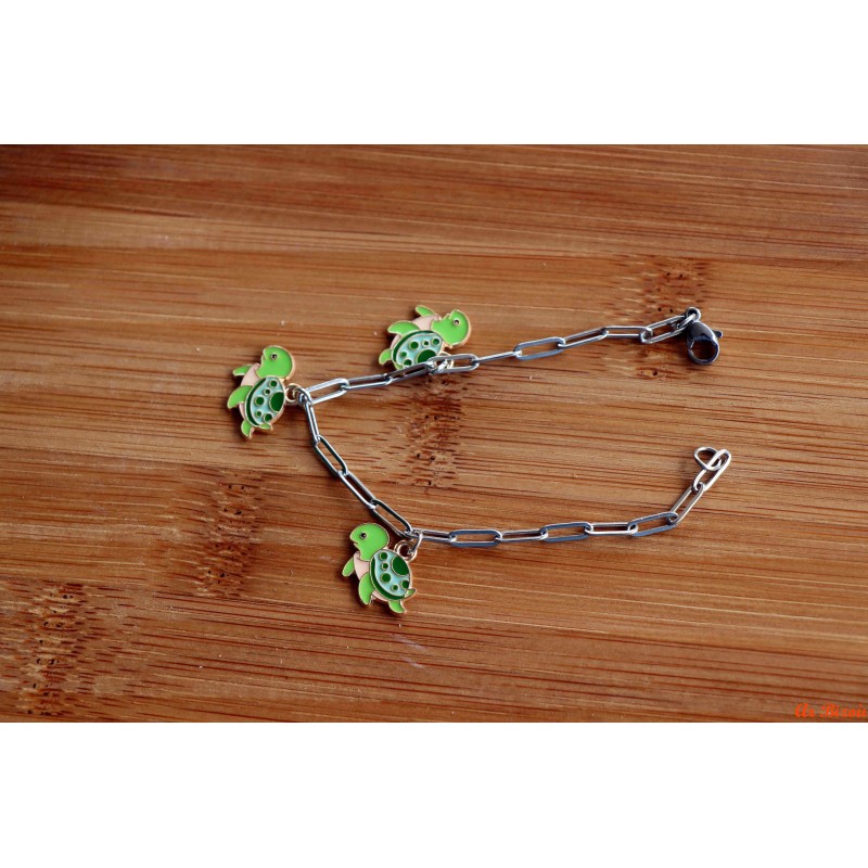 Bracelet de breloques tortues