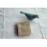 Lot de 4 lingettes éventail doré aléatoire