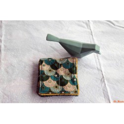 Lot de 4 lingettes éventail pétrole