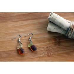 Boucles d'oreilles ananas