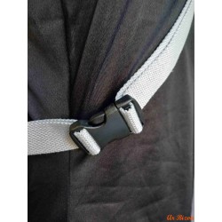 Sac banane velours bleu