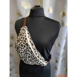 Sac banane léopard