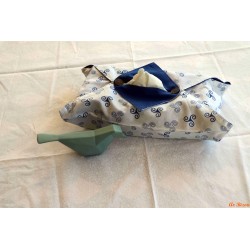 Housse origami pour boîte à mouchoirs triskèle