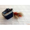 Lot de 4 lingettes et son panier ciel géométrique