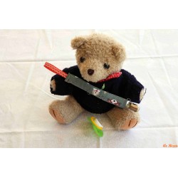 Attache tétine renard