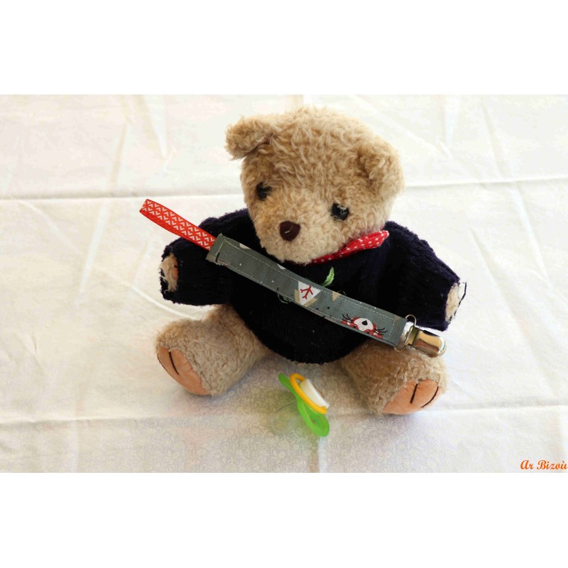 Attache tétine renard