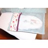 Matelas à langer nomade fleur rose